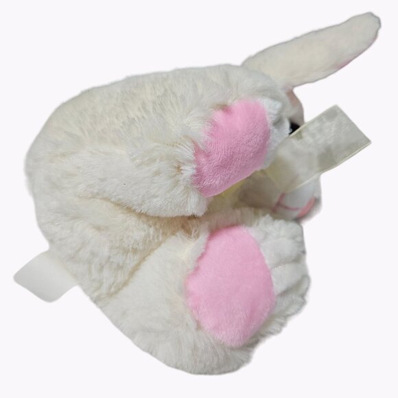 Toms Toy Easter Bunny 6 inch Plush Rabbit Yellow Pink Spring Stuffed Animal Toy - Picture 4 of 6